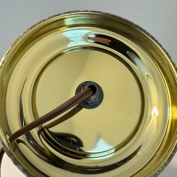 Mid Centry Modern Amber and White Swirl Murano 1960s’s Lamp Glass Empoli - Picture 6 of 11